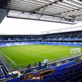  A general view of Goodison Park ahead of the pre-season friendly match between Everton and Sporting Lisbon at Goodison Park on August 5, 2023 in Liverpool, England. (Photo by Jess Hornby/Getty Images)