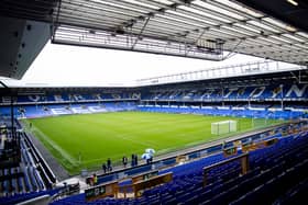  A general view of Goodison Park ahead of the pre-season friendly match between Everton and Sporting Lisbon at Goodison Park on August 5, 2023 in Liverpool, England. (Photo by Jess Hornby/Getty Images)