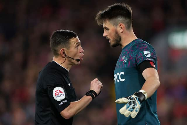 Referee Tony Harrington. (Photo by Nathan Stirk/Getty Images)