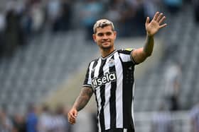 Bruno Guimaraes has struggled to hit the exceptionally high standards that he hit last season.   But he will be hoping to impress in this game and he scored two goals the last time Brentford visited SJP. (Getty Images)