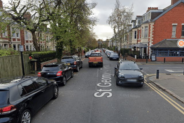 St George’s Terrace in Jesmond (Google Maps)