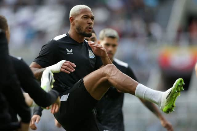 Newcastle United midfielder Joelinton. (Photo by IAN HODGSON/AFP via Getty Images)