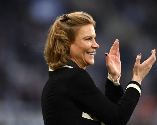 Newcastle United co-owner Amanda Staveley. (Photo by Stu Forster/Getty Images)