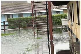 ‘Absolute carnage’ at Butlin’s as flooding shuts down resort all week. (Photo: Helen Harris (@HEHarris68 on X)) 