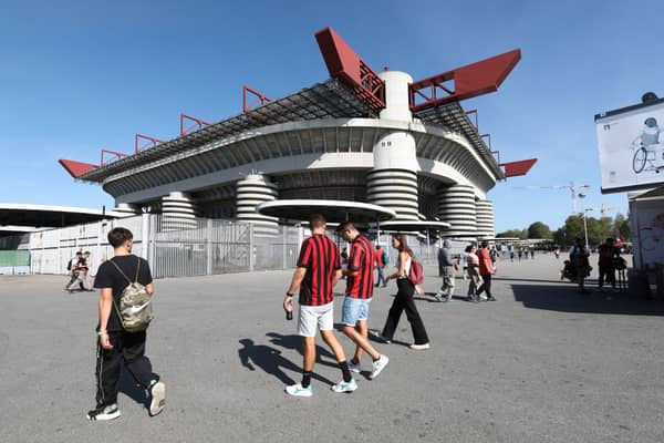 A general view of the Stadio Giuseppe Meazza stadium ahead of the UEFA Champions League match between AC Mila and Newcastle United FC at Stadio Giuseppe Meazza on September 19, 2023 in Milan, Italy. (Photo by Marco Luzzani/Getty Images)