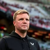 Newcastle United head coach Eddie Howe.  (Photo by Emilio Andreoli/Getty Images)