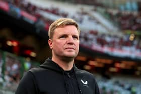 Newcastle United head coach Eddie Howe.  (Photo by Emilio Andreoli/Getty Images)