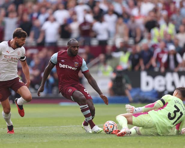 Michail Antonio could have bagged a goal with a better first touch (Image: Getty Images)