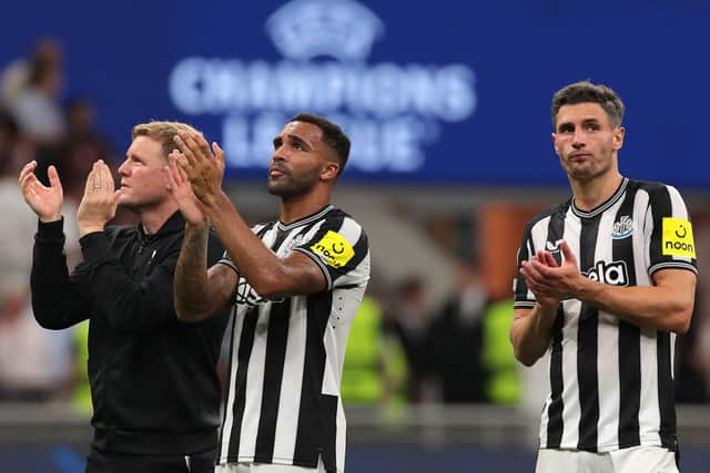 Newcastle United picked up a point against AC Milan (Image: Getty Images)