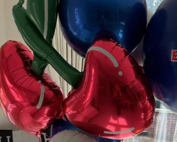 Kieran Trippier’s Haribo-themed birthday decorations.