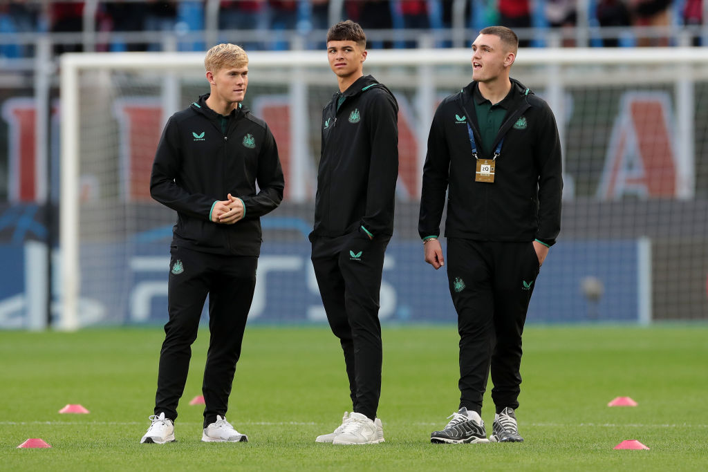 Newcastle United 16-year-old reacts to shock Champions League squad call up