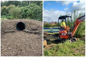 Local firms have come together to support the building of a new North Tyneside art installation for kids. 