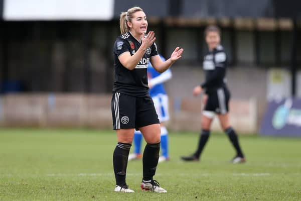 Sheffield United Women midfielder Maddy Cusack has passed away aged 27.  (Photo by Charlotte Tattersall/Getty Images)