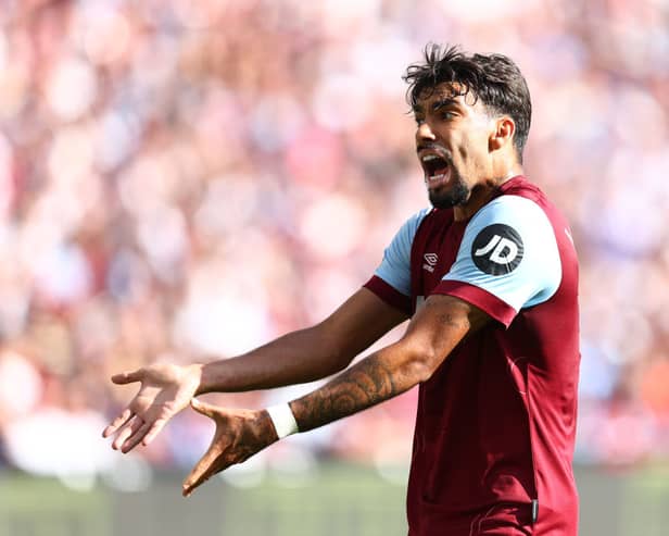 West Ham United midfielder Lucas Paqueta. (Photo by Clive Rose/Getty Images)