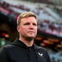 Newcastle United head coach Eddie Howe. (Photo by Emilio Andreoli/Getty Images)