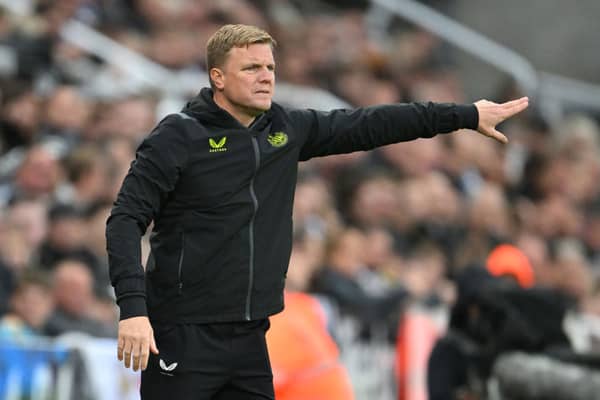 Newcastle United head coach Eddie Howe. (Photo by Stu Forster/Getty Images)
