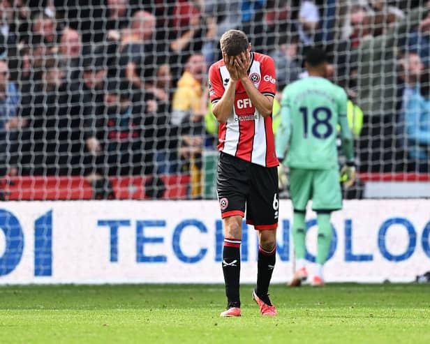 Sheffield United defender Chris Basham.  (Photo by Michael Regan/Getty Images)