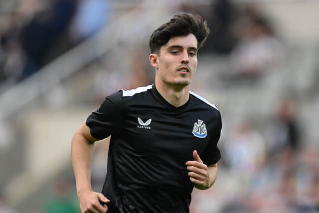 Newcastle United right-back Tino Livramento. (Photo by Stu Forster/Getty Images)