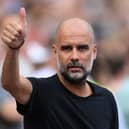 Manchester City boss Pep Guardiola. (Photo by Justin Setterfield/Getty Images)