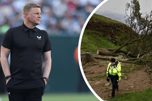 Eddie Howe has spoken out on the felling of the Sycamore Gap tree (Image: Getty Images)