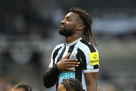 Former Newcastle United winger Allan Saint-Maximin. (Photo by Stu Forster/Getty Images)