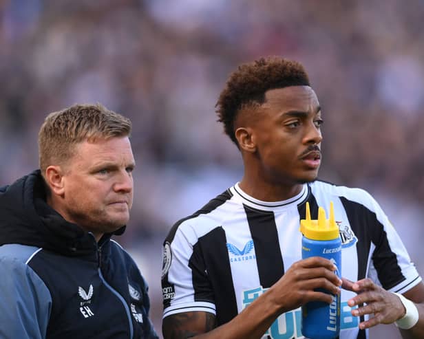 Newcastle United midfielder Joe Willock. (Photo by Stu Forster/Getty Images)