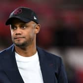 Burnley manager Vincent Kompany. (Photo by Shaun Botterill/Getty Images)