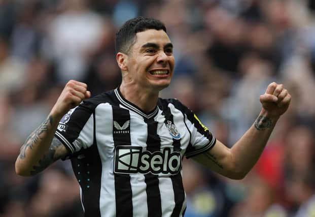 Newcastle United winger Miguel Almiron. (Photo by Ian MacNicol/Getty Images)