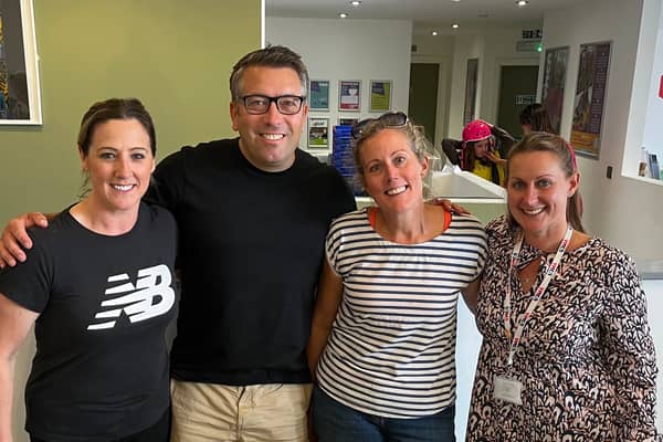 From left: Clare Blunt, Paul Hart, Claire Thew and Cat Morton, supporters of YMCA North Tyneside. Photo: Other 3rd Party.