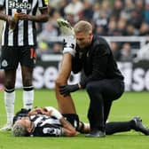 Newcastle United midfielder Joelinton. (Photo by Nigel Roddis/Getty Images)