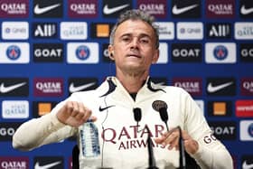 Paris Saint-Germain boss Luis Enrique. (Photo by FRANCK FIFE/AFP via Getty Images)