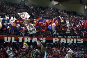 PSG fans came out in force for their first game of te group stage.  