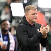 Newcastle United head coach Eddie Howe.  (Photo by Michael Regan/Getty Images)