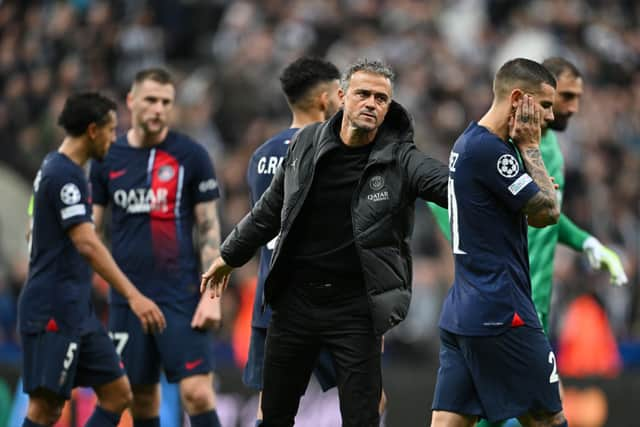 Paris Saint-Germain manager Luis Enrique.  (Photo by Michael Regan/Getty Images)