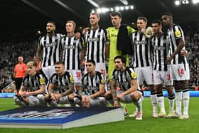 Newcastle United beat Paris Saint-Germain 4-1 in the Champions League.  (Photo by PAUL ELLIS/AFP via Getty Images)