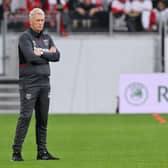 West Ham United manager David Moyes. (Photo by Sebastian Widmann/Getty Images)