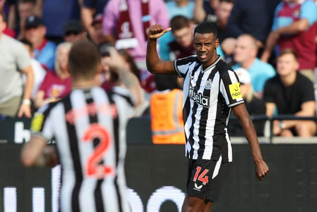 Newcastle United striker Alexander Isak. (Photo by Tom Dulat/Getty Images)