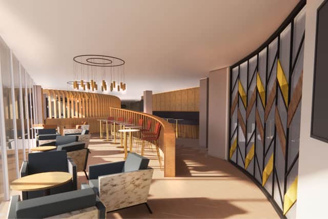 Plans unveiled for the brand-new executive lounge at Newcastle International Airport.