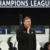 Eddie Howe is reportedly interested in a player from a Champions League opponent. (Getty Images)