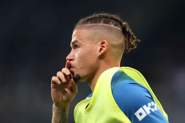 Manchester City midfielder Kalvin Phillips. (Photo by George Wood/Getty Images)