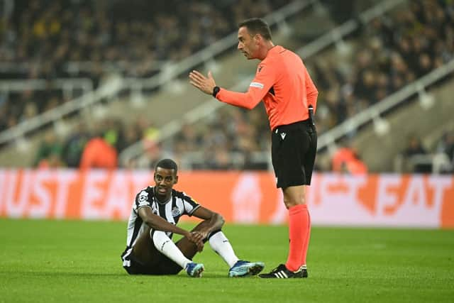 Newcastle United striker Alexander Isak. (Photo by OLI SCARFF/AFP via Getty Images)