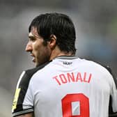 Newcastle United midfielder Sandro Tonali.  (Photo by Michael Regan/Getty Images)
