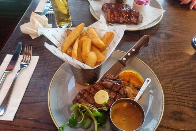 We tried the Miller & Carter lunch menu - and it was as good as it looks!