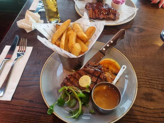 We tried the Miller & Carter lunch menu - and it was as good as it looks!