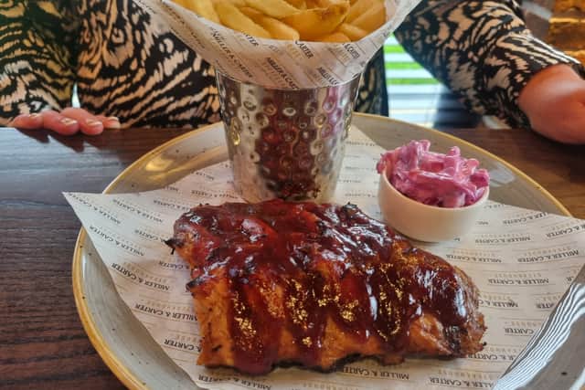 Steak not your thing? Well, the ribs were a real crowd pleaser.