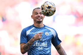 Manchester City midfielder Kalvin Phillips. (Photo by JUSTIN TALLIS/AFP via Getty Images)