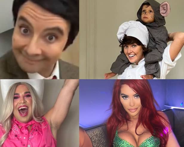 Take a look at the best Halloween costumes from North East celebs this year.