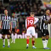 Newcastle United midfielder Bruno Guimaraes. (Photo by Stu Forster/Getty Images)