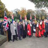 Guests and dignataries at the Field of Remembrance ceremony.