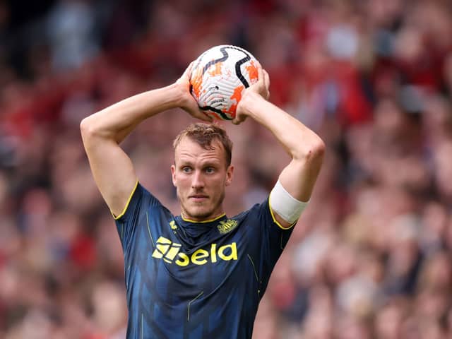 Newcastle United left-back Dan Burn. (Photo by George Wood/Getty Images)